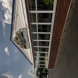 outside