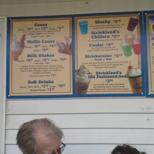 Sign and prices