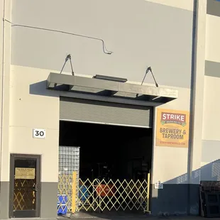 Signage but NOT the entrance