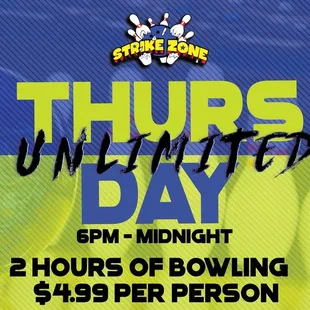 thursday's unlimited day
