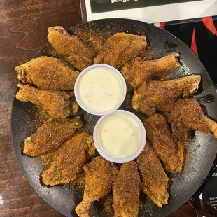 Cajun lemon pepper wings