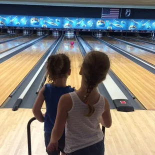 Kids first time bowling. They loved it!