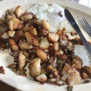 Thier linguica plate. Literally it was a quarter of a linguica and chopped up into tiny bites...