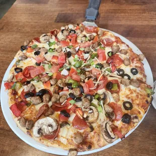 pizza, food
