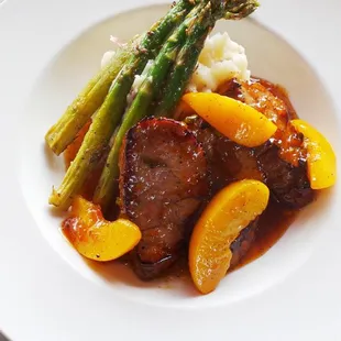 Peach &amp; Apricot Glazed Pork Tenderloin