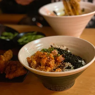 Cat Rice Sashimi Bowl