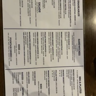 Menu 1.21.25