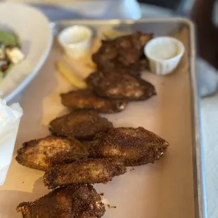 Dry rub wings