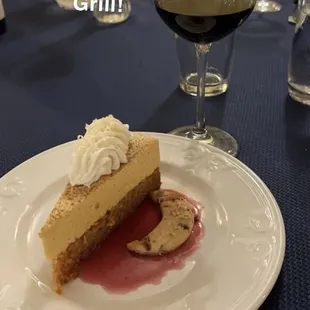 Pumpkin mousse carrot cake!