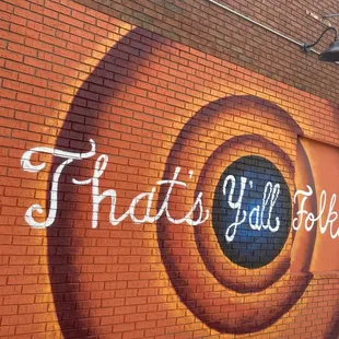 a mural on the side of a building