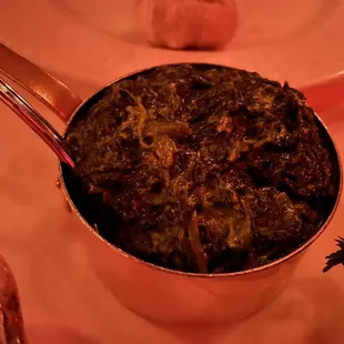 Really good creamed spinach!