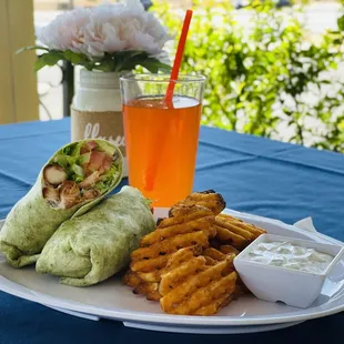 New Blackened Spicy Chicken Wrap