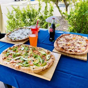 Our new pizzas