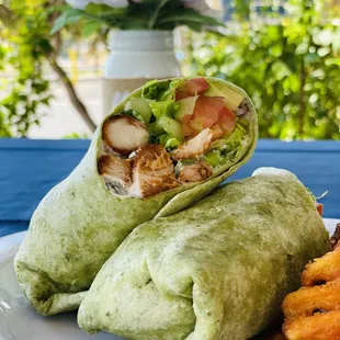 New Blackened Spicy Chicken Wrap
