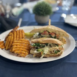 Grilled Chicken Club Hot Sandwich