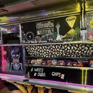 The front of Stripcheeze truck"