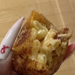The deep fried ,Mac and cheese rolls!  Delicious!!!