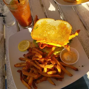 Soft shell crab blt
