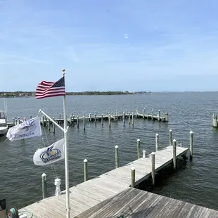 Upstairs waterfront view.