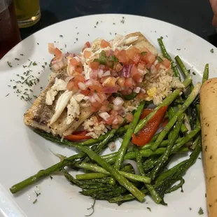 Rockfish, not the best, fishy tasting