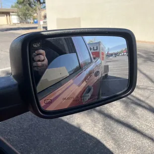 That's it in my mirror