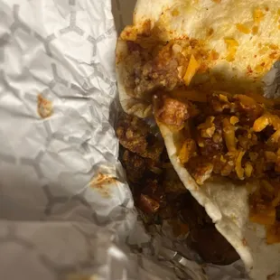 Come on Stripes! Wrap the burrito nicely,include the ingredients you advertise, or just don&apos;t even serve us this half ass nonsense.