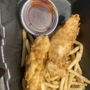 Kids tender meal