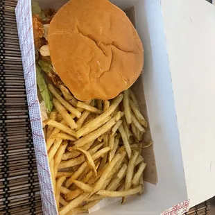 Shoe string fries
