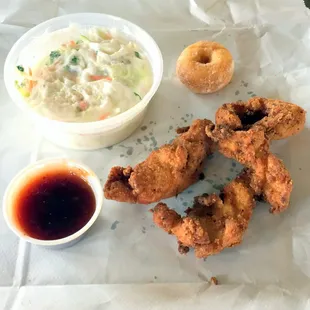 Strip&apos;s Meal (Three Strips with Sauce, Side, and Baby Donut)