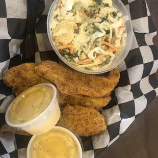 2 piece chicken strip meal