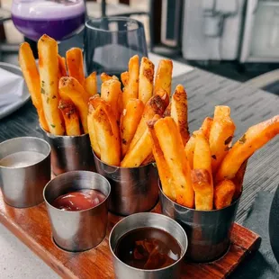 complimentary duck fat fries