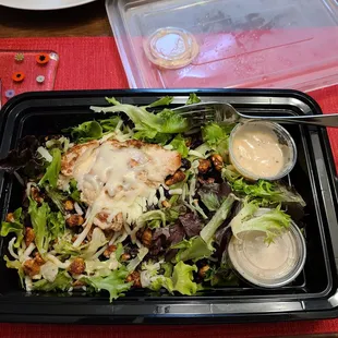 So....that&apos;s what $18 gets me?..  used to be more chicken and too many cranberries. Wow.