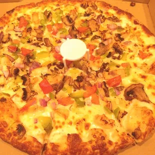 Chicken Garlic with white sauce for the wife