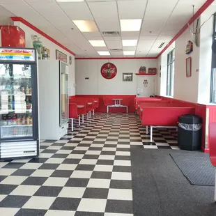Plenty of indoor seating