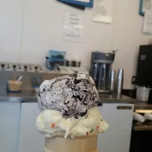 Two scoops of perfection (jr. cone 3.50)