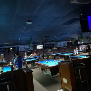 billiards and pool tables