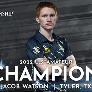 Congratulations to the 2022 Men's U.S. Amateur Champion, Jacob Watson.
