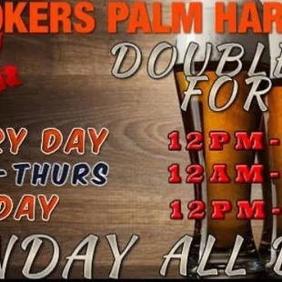 Happy Hour On Sundays All Day.