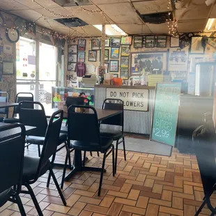 The counter area. Where you pay after the meal if you're dining in