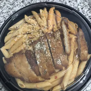 Pasta alla Hangover with Chicken