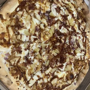 BBQ Hawaiian Chicken Pizza