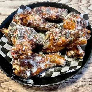 Garlic Parmesan wings