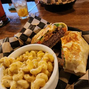 Crunch wrap with Mac&amp;Cheese