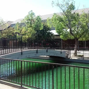 After your workout you can relax by our bridges and fountains