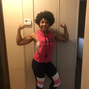 Happy client who follows the program!