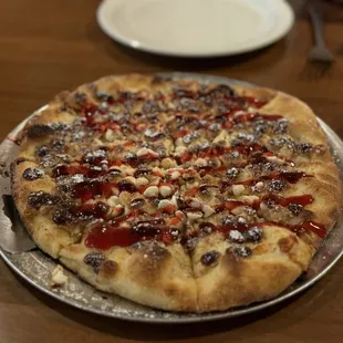 Desert pizza
