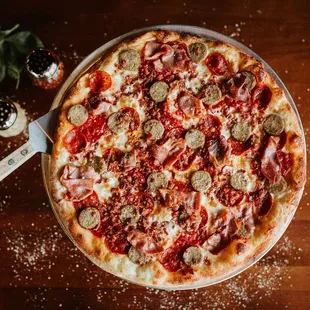 Large Meat Pizza.