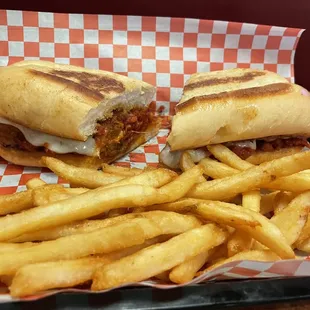 Meatball sub. Meh. Meatballs were fine but sandwich was average.
