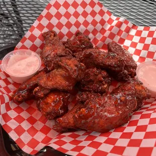 BBQ wings (extra crispy)