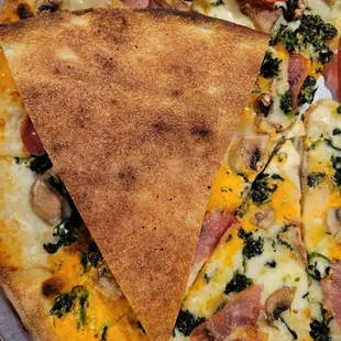 Brick oven baked Pizza Alla Vodka.